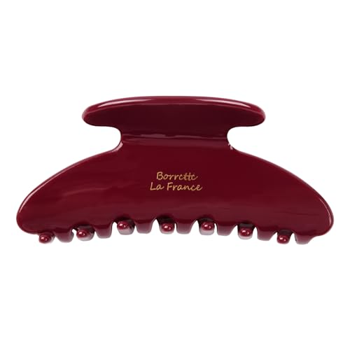 Red Hair Clips French Red Claw Clip Large Hair Claw Clips for Thick Hair Women Girls Tortoise Jaw Clips Strong Hold Durable French Banana Clip Accessories
