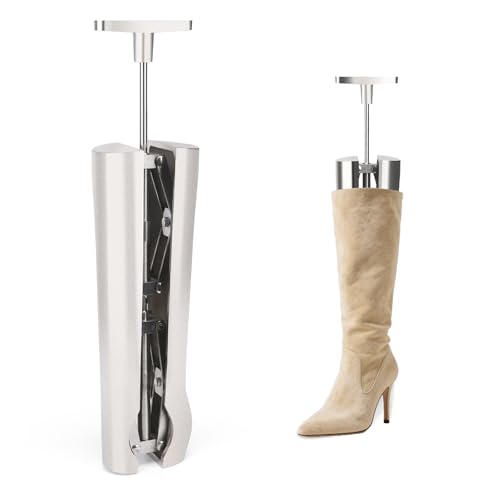 Cast Aluminum Combination Boot Instep & Shaft Stretcher-Sturdy Durable & Easy to Use; Boot Calf Stretcher Is Suitable for Various Types Of Boots Relieving Tension In The Calf & Ankle Areas
