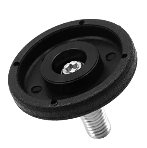 Design61 4X Verstellschraube Justierschraube Ø 38 mm mit verzinkter Stellschraube M8 x 30mm (Fuß drehbar)