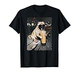 Pug Drinking Iced Coffee Sunglasses Funny Animal Meme Joke T-Shirt