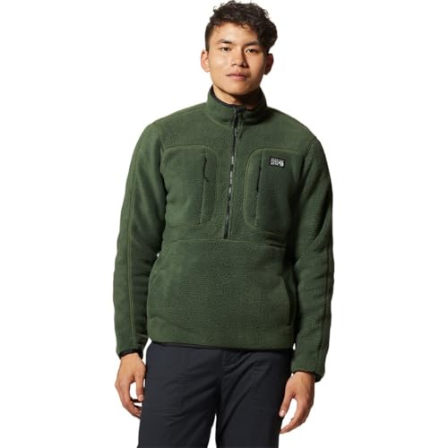 Image of Mountain Hardwear Men's HiCamp Fleece Pullover for Hiking, Travel, Backpacking, and Everyday Wear