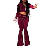 ZDDHOODY Damen Sportanzüge Jogginganzug Sport 2 Teilig Traingsanzug Freizeithose Sexy Yoga Set Damen Sportbekleidung 48 teiliges Sport Frauen Sport Outfit Fitness Set Freizeitanzug Sportswear