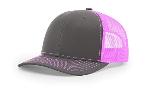 Image of Richardson 112 Trucker Hat - Premium Blank Baseball Cap, Adjustable Snapback Hat - Structured Six Panel Richardson Blank Hats