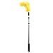 Telescopic Gutter Brush, Extendable Gutter Cleaner Tool for Removing Leaves, Debris and Twigs, Extends from 36 in. to 74 in.
