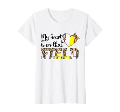 On that Field Proud Baseball Softball Grandma T-Shirt, Women, White, X-Large