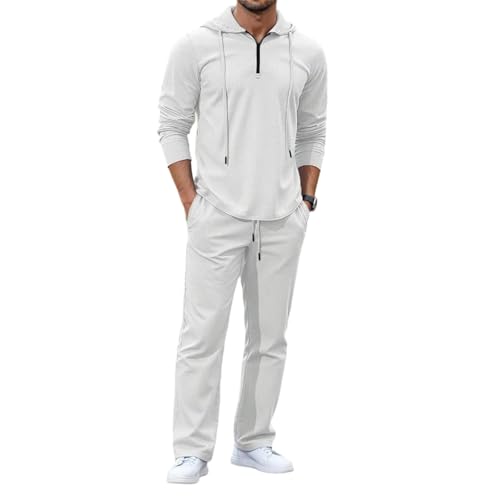 Survêtement baggy Y2K en coton doux ensemble zippé couleur unie confort absolu
