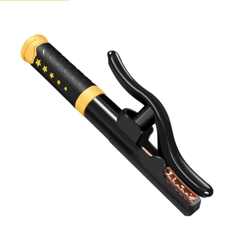 LOUYENOUS 1000 Amp Welding Electrode Holder Mini Wire Welding Clamps Clamp Tool Welding Pliers, Yellow