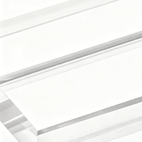Porte-numéros de table design acrylique transparent éclat cristallin
