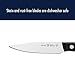 HENCKELS Solution Razor-Sharp 4-inch Compact Chef Knife, German Engineered Informed by 100+ Years of Mastery, Black/Stainless Steel