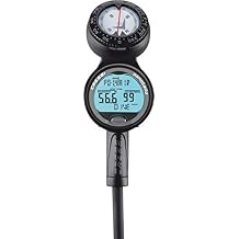 Cressi Scuba Diving Computer Console - Pressure Gauge, Compass - Console Donatello 3 Made in Italy