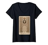 Cette carte de tarot rétro avec hiéroglyphes et motif divinité de l'Égypte antique est parfaite pour tous ceux qui aiment l'égyptologie, l'archéologie et la mythologie. Arcanes majeurs parfaits pour les amateurs d'esthétique occulte et de lectures de tarot.