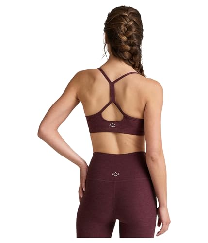 Beyond Yoga, Women's, Spacedye Slim Racerback Medium Support Bra, Midnight Burgundy Heather, Small2