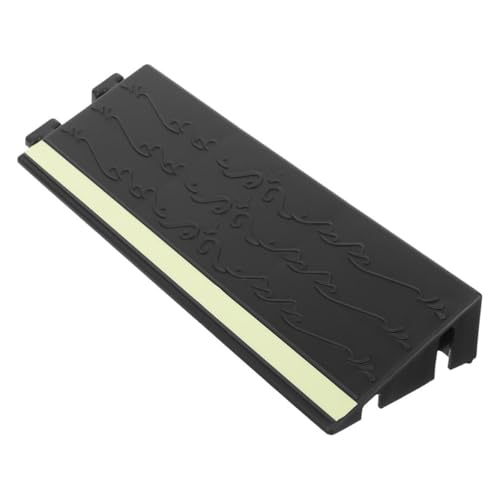 VICASKY Rampe de Seuil Phosphorescente 25x5 Cm en Plastique Antidérapant pour Robot Aspirateur, Bande de Transition pour Fauteuil Roulant et Seuil de Porte, Rampe Intérieure Polyvalente