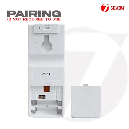 Image of 7SEVEN Compatible with Hitachi AC Remote Control Model 168H Suitable for 1 1.5 2 Ton Split and Window Inverter Air Conditioner - Match Each Key by Key Exactly with Existing AC Remote Function