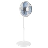 Rowenta Essential + VU4410F0 Silent Performance Fan on Stand, Compact Oscillation and Orientation Remote Control Adjustable Height VU4410F0, White, 130 x 45 x 43 cm - 5