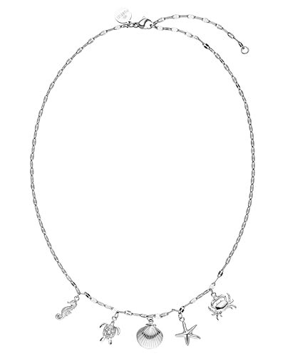 Collier Purelei Underwater en acier inoxydable réglable pour femme