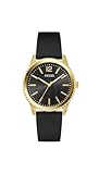 GUESS Orologio da polso da uomo CHIP, gold, cinghia