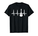 Acoustic Guitar Heartbeat Shirt - Guitar Musician T-Shirt