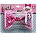 L.O.L. Surprise! LOL Printed Satin Hair Bow on Card, Small, Multicolor