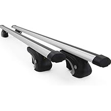 48" Roof Rack Cross Bars for OEM Rooftop Side Raised Rails Universal Adjustable Mount Top Cargo Carrier Crossbar Kit 150lbs
