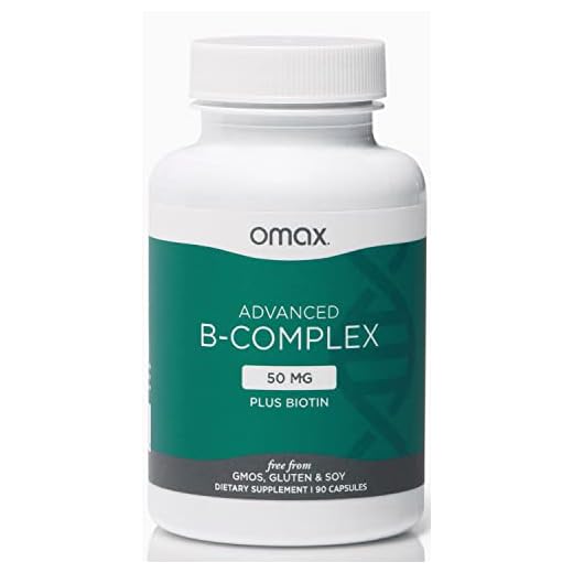 Omax3 Advanced Vitamin B Complex Supplement