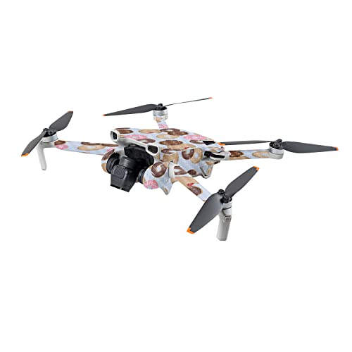 Image of MightySkins Carbon Fiber Skin Compatible with DJI Mini 3 - Donut Binge | Protective, Durable Textured Carbon Fiber Finish | Easy to Apply | Made in The USA