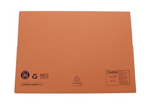 Guildhall PW3-ORGZ Folder Cardboard Orange Legal - 7