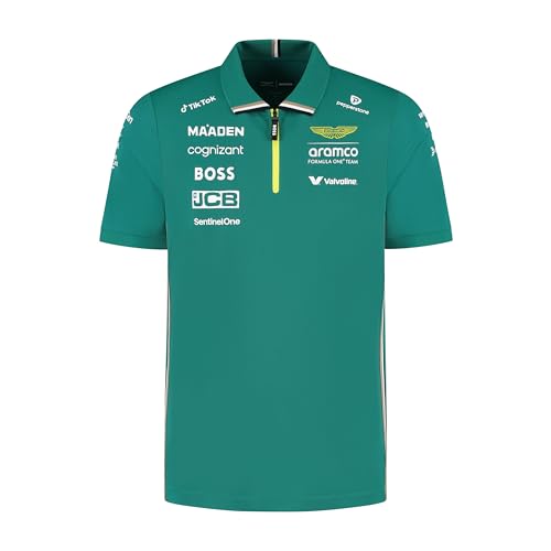 Aston Martin F1 2025 Men's Team Polo Green - Size: XL