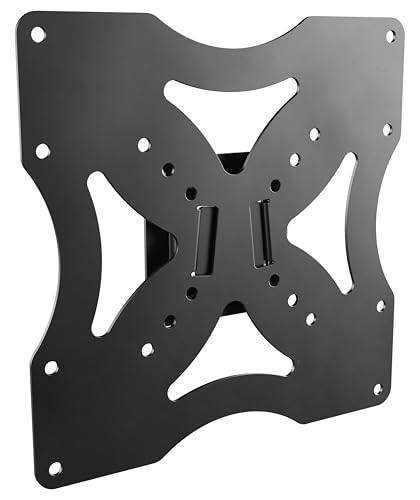 RICOO F0222 Support Murale TV Ultra-Plat Fixation TV Universel 13-33 Pouces (33-84cm) Télé OLED LCD LED Écran PC incurvé VESA 200x200 Noir