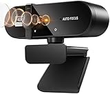 Webcam grand angle et correction de faible luminosité, la caméra pour ordinateur portable avec mise au point automatique et objectif grand angle peut capturer des vidéos Full HD. La correction de faible luminosité vous permet de profiter d'une meilleure expérience d'appels vidéo même dans des conditions de faible ou de mauvais rétroéclairage.