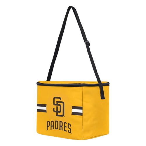 Image of FOCO MLB Officially Licensed Primary Logo Team Stripe 6 or 12 Pack Soft Insulated Game Day Baseball Lunch Tote Cooler