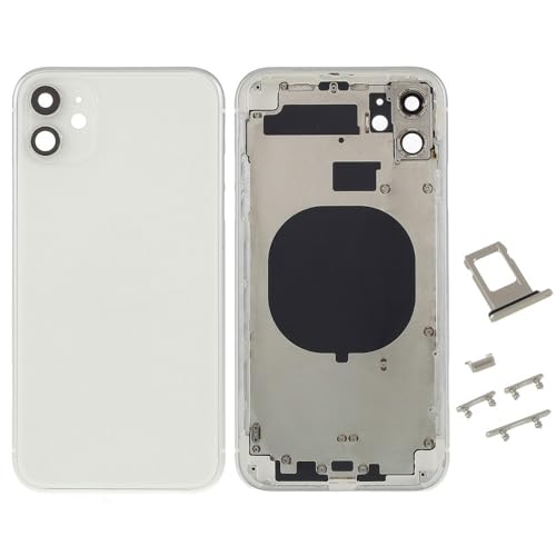 Réparer dos iPhone fissuré grâce au châssis arrière complet avec vitre blanche