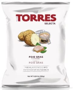 Miniatura 2 de Torres - Patatas fritas de patatas fritas de hierba de foie, 1.76 oz (50 g) (3 unidades)  Ligero y crujiente con sabores atrevidos  Bocadillo
