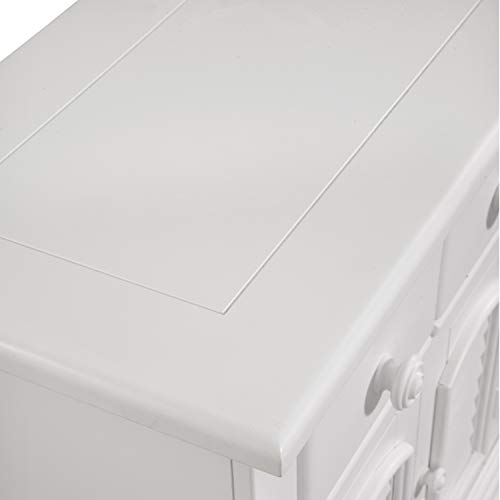 Cottage Traditions 1 Drawer Nightstand - Eggshell White #TOP4