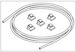 RPI Exhaust Tubing Kit for Scican SCK017 - Nylon, 8 ft., .250" OD X .170" ID