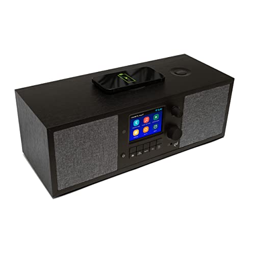 Grace Digital Mondo Elite Duo Smart Internet Radio, Bluetooth, Wi-Fi, 7-Day Alarm – Microphone Free (Black Ash) #TOP2