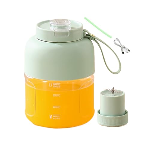 Exprimidor eléctrico | Licuadora portátil inalámbrica, herramientas de frutas y verduras para alimentos, viajes, mesa de playa, bebidas al aire libre, hogar, jugo deportivo