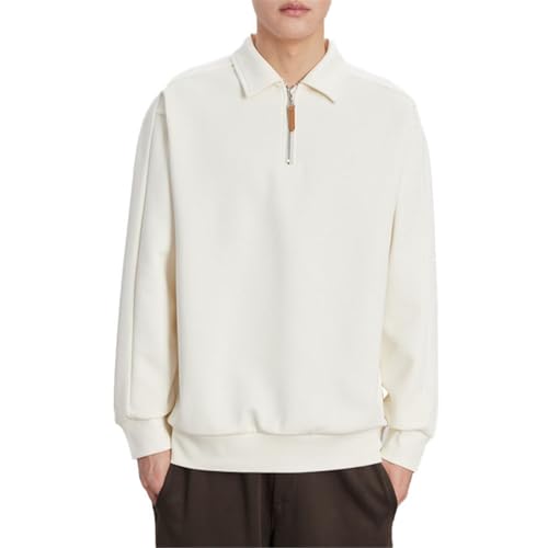 Sweat-shirt à col rond pour hommes, pull-over ample en maille tricotée