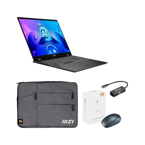 MSI Prestige 16 AI Studio B1VFG-215ES - Ordenador portátil 16 QHD+ (Intel Core Ultra 9 Processor 185H, 16GB RAM, 1TB SSD, RTX 4060 GDDR6 8GB, Windows 11 Home) Stellar Gray - Teclado QWERTY español