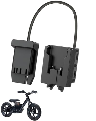 Battery Adapter for Stacyc 12 & 16 Electric Balance Bikes - Compatible with Milwaukee M18 Lithium Batteries - Easy Install Power Tool Battery Pack Converter for Extended Ride Time