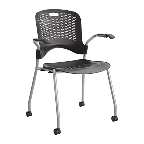Safco Products Sassy Stack Chair, Black, 4183Bl, Pack Of 2 #TOP29