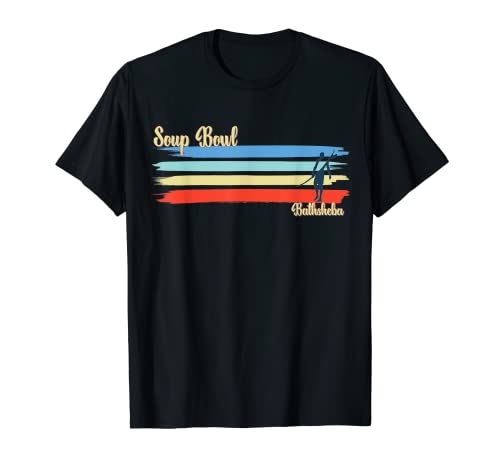 Bol à soupe pour plage, bain, barbade, surf, plage T-Shirt