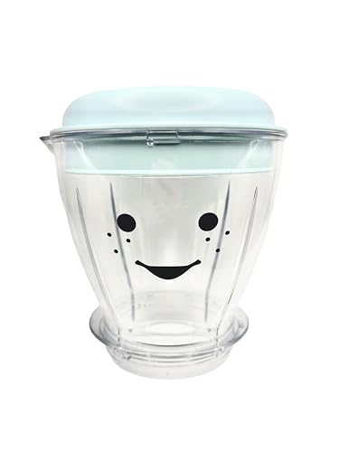 Large batch blending bowl with lid compatible with...