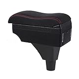 La caja del reposabrazos del automóvil está hecha de materiales PU y ABS, que son resistentes y duraderos. Diseño ergonómico: las almohadillas del reposabrazos del automóvil están diseñadas ergonómicamente para brindar un soporte extremadamente cómodo para los brazos, ideal para aquellos con fatiga en la muñeca después de viajes largos.