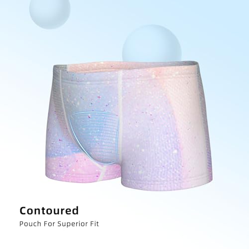 Boys' Cotton Boxer Brief Soft Underwear-Rainbow Unicorn Party4