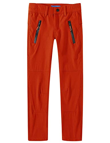 Camii Mia Calça de inverno para meninos grandes, à prova de vento, impermeável, para esqui, neve, ca