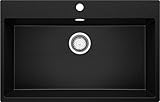 💎 RÉSISTANCE ET DURABILITÉ – L’évier encastrable Ryga 80 aux dimensions 780x500x200 mm s’adapte parfaitement aux meubles à partir de 80 cm de large. L'installation de l'évier est simple et rapide, ce qui permet de gagner du temps.Grâce à l'utilisation de technologies modernes, l'évier se caractérise par une résistance exceptionnelle aux rayures, à la décoloration, aux impacts et aux chocs thermiques.