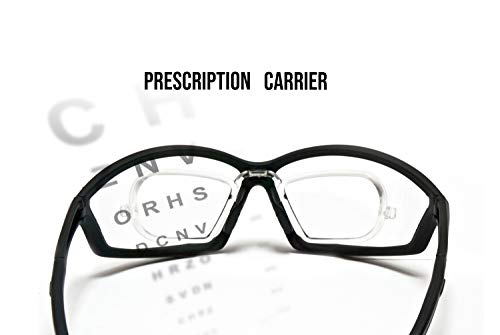 Bertoni Lunettes Sport de Vue avec Clip pour Verres Correcteurs - Lunettes de Cyclisme VTT MTB Moto Ski Running AF100 Italy - Image 5
