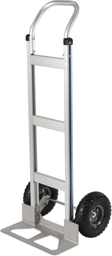 Carretilla de mano 2 en 1 de aluminio 500 lbs miniatura 1