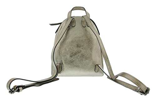 Pierre Cardin Bronze Leather Metallic Large Fashion Backpack4